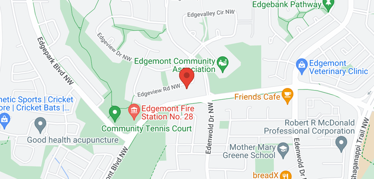 map of 45 Edgeview  Road NW